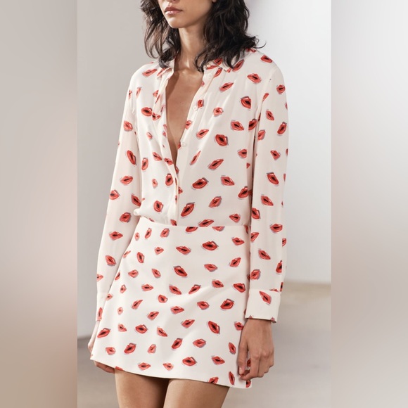 NWT set Zara printed ZW collection- 2 piece set - Picture 1 of 6